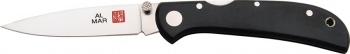 Al Mar Hawk Ultralight Black Micarta Front Lock AM2B2