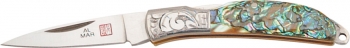 Al Mar Al Mar Osprey Engraved Abalone knives AME1001AB