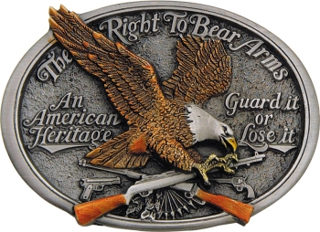 Belt Buckles Belt Buckle Right To Bear Arms B1002