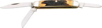 Bear & Son Stockman Folder (BC518) India Stag Bone