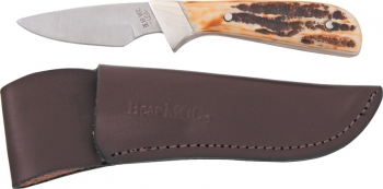 Bear and Son Invincible Skinner Stag Bone Knives BC582