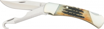Bear and Son Bear & Son Lockback Stag Knives BC597GH