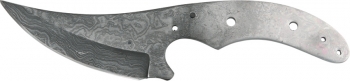 Blades Knife Blade Damascus Upswept BL029D