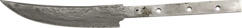 Blades Knife Blade Damascus Upswept BL032D