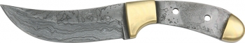 Upswept Damascus Knife Blade BL033G