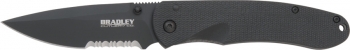 Bradley Bradley Alias I Black Serrated Knives BRA17600SBT