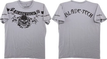 Blade Tech Blade Tech Skull T-Shirt Grey knives BT0209032