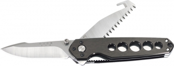 Buck Buck Alpha Crosslock PBS. knives BU183GY