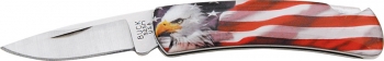 Buck Gent Lockback Flag with Eagle knives BU525AM