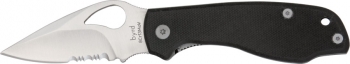 Byrd Byrd Crow G10 Part Serrated. knives BY09GPS