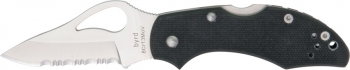 Byrd Byrd Robin G10 Part Serrated. knives BY10GS