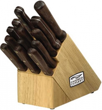 Chicago Cutlery Walnut Tradition 14 Piece Set Knives C00372