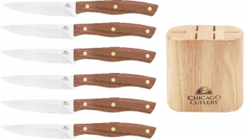 Chicago Cutlery Chicago Walnut Signature Steak Knives C44098