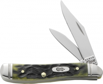 Case CA12453 Olive Green Bone Peanut Pattern 6220SS