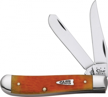 Case Mini Trapper Orange Peel Knives CA12837