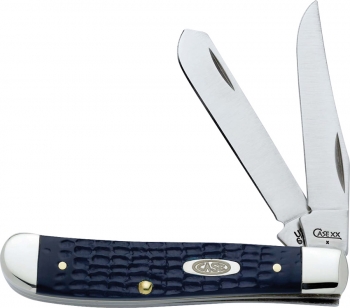 Case CA13006 American Workman 6207SS Jigged Blue Synthetic Mini Trapper Knife