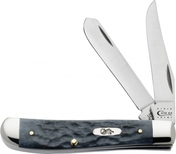 Case Mini Trapper Gray Bone CA13011 Peachseed Jigged