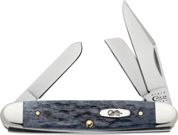 Case Medium Stockman CA13015 Gray Bone 3 3-8 Closed