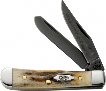 Case Case Tiny Trapper Vintage Stag Knives CA17109