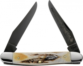 Case Muskrat Vintage Stag Black PVD Anthracite 3 7-8 CA17112