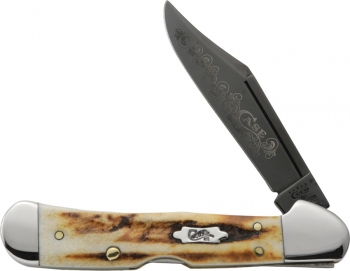 Stag Mini CopperlockCA17115Anthracite Coated Blade