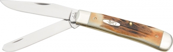 Case Trapper India Stag Tru-Sharp 4 1-8 Inch CA175