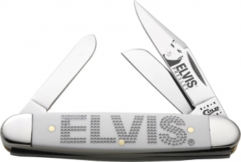 Case Elvis Medium Stockman White Synthetic Tru-Sharp CA17502