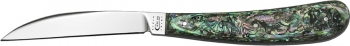 Case Desk Knife CA20106 Abalone HandleBrown Sheath