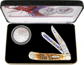 Case Trapper 2010 Silver Dollar Commemorative Gift Box CA2010SD