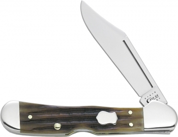 Case Mini Copperlock Second Cut Antique Bone 3 5-8 CA25805