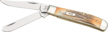 Case Mini Trapper Stag Handle 5207 SS Tru-Sharp 5534