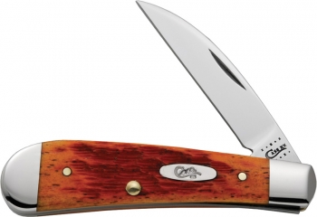 Case 55913 Sway Back Orange Bone Gentlemans Knife
