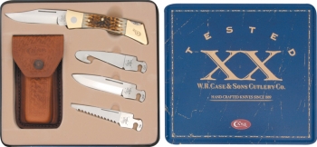 Case XX Changer Gift Set Blue Tin Leather Sheath CA6004