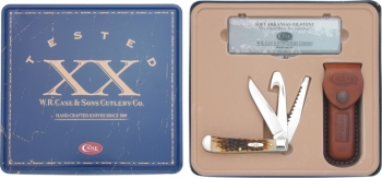 Case Hunter Trapper Gift Tin & Arkansas Sharpening Stone CA6019