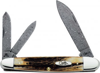 Case Case Cigar Whittler Damascus Knives CA6096