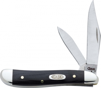 Case CA6232 Peanut Knife Black G-10 Handle 10220SS