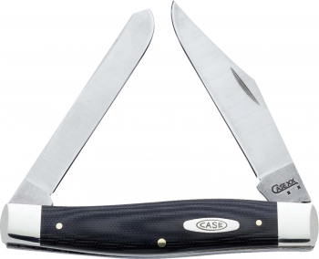 Case G10 Black Moose Knife As Ground Blades 37oz CA6237