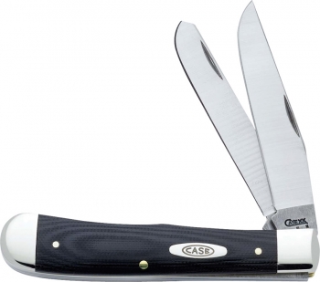 Case Trapper Black G-10 Handle As Ground Blades CA6238