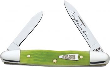 Case Case Eisenhower Key Lime Bone. Knives CA9109