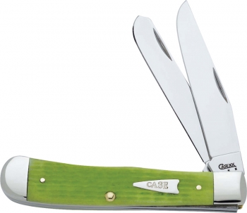 Case Case Trapper Key Lime Bone. Knives CA9114