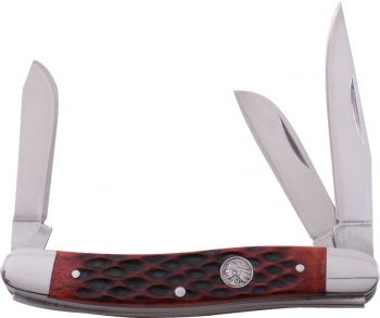 Chief Medium Stockman Chestnut Bone Knives CF114