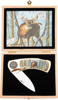 China China Whitetail Buck Gift Set. Knives CN6001