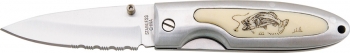 China China Bass Scrimshaw Linerlock Knives CN152