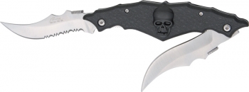 China Made Double Blade Skull Linerlock knives CN210609