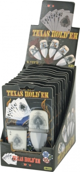 China China Texas HoldEm Display. Knives CN210775