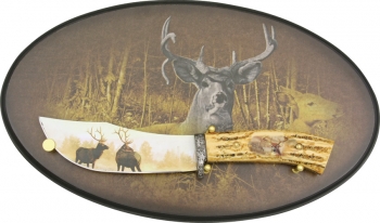 China China Deer Hunter with Plaque. Knives CN210833DR