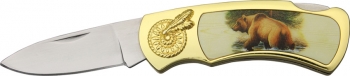 China Brown Bear Lockback Knives CN210929BR