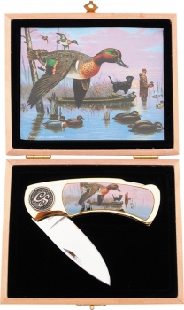 China China Wood Duck Gift Set. Knives CN6003