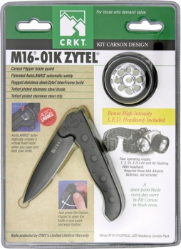 Columbia River CRKT M16-Headlamp Combo. Knives CR01KZHLC