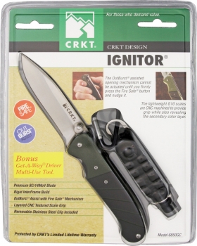 Columbia River Ignitor A-O & Get-A-Way Driver Knives CR6850GC